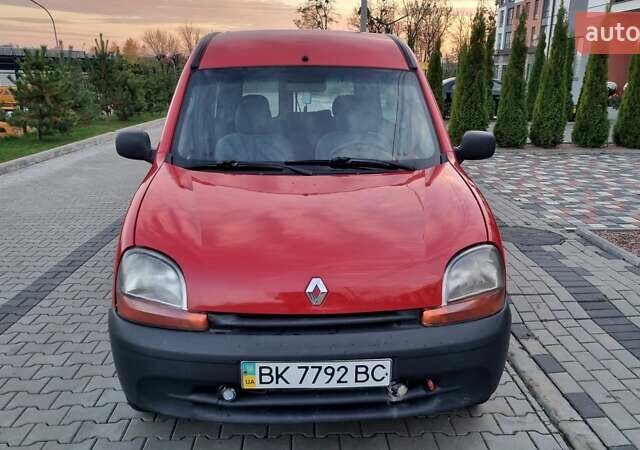 Красный Рено Кенгу, объемом двигателя 1.46 л и пробегом 353 тыс. км за 2999 $, фото 1 на Automoto.ua