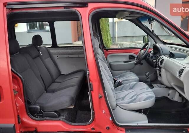 Красный Рено Кенгу, объемом двигателя 1.46 л и пробегом 353 тыс. км за 2999 $, фото 15 на Automoto.ua