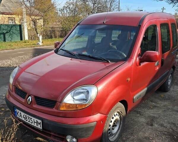 Красный Рено Кенгу, объемом двигателя 1.6 л и пробегом 128 тыс. км за 5200 $, фото 7 на Automoto.ua