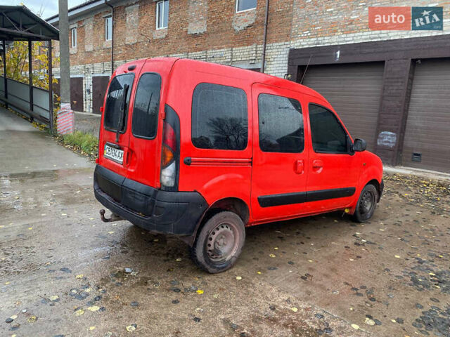 Красный Рено Кенгу, объемом двигателя 1.46 л и пробегом 410 тыс. км за 2300 $, фото 5 на Automoto.ua