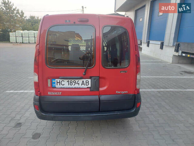 Рено Кенгу 2005 в Львове на Automoto.ua Красный Рено Кенгу, объемом двигателя 1.5 л и пробегом 400 тыс. км за 4000 $, фото 15 на Automoto.ua