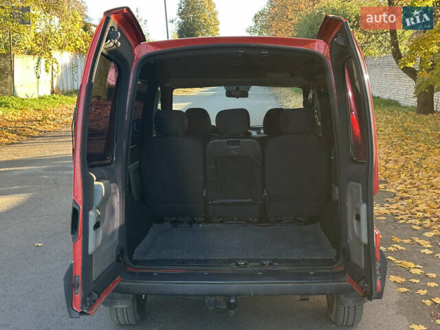 Рено Кєнгу 2005 у Радивилове на Automoto.ua Червоний Рено Кєнгу, об'ємом двигуна 1.5 л та пробігом 189 тис. км за 4200 $, фото 10 на Automoto.ua