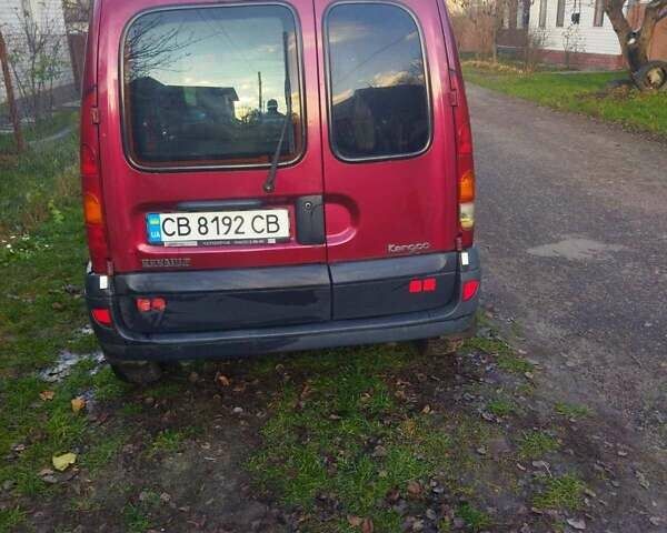 Красный Рено Кенгу, объемом двигателя 1.4 л и пробегом 250 тыс. км за 4000 $, фото 4 на Automoto.ua