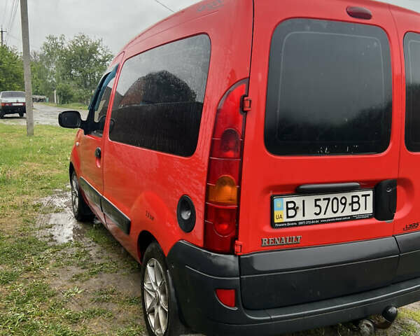 Красный Рено Кенгу, объемом двигателя 1.46 л и пробегом 505 тыс. км за 3899 $, фото 4 на Automoto.ua