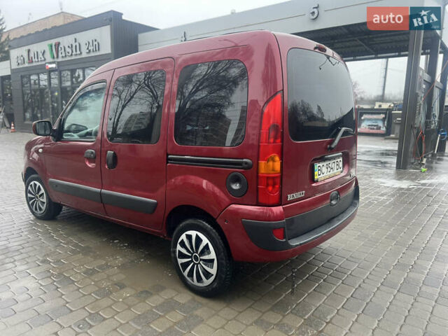 Красный Рено Кенгу, объемом двигателя 1.4 л и пробегом 155 тыс. км за 3350 $, фото 8 на Automoto.ua