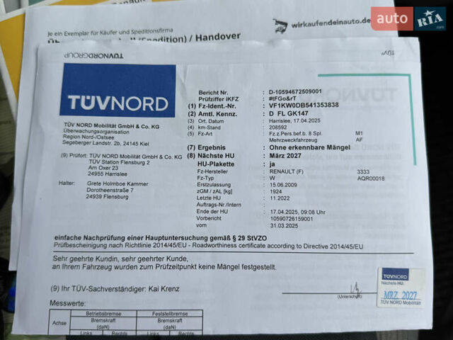 Красный Рено Кенгу, объемом двигателя 1.6 л и пробегом 219 тыс. км за 7350 $, фото 81 на Automoto.ua