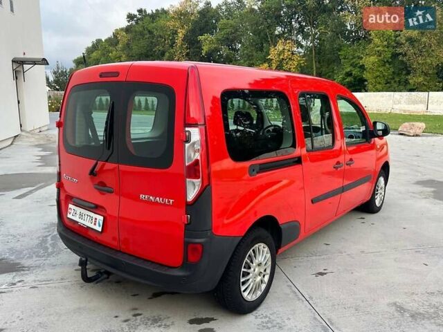 Красный Рено Кенгу, объемом двигателя 1.5 л и пробегом 205 тыс. км за 12250 $, фото 4 на Automoto.ua