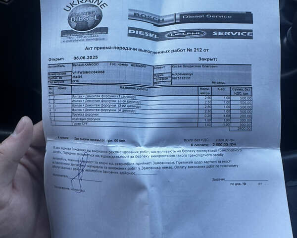 Червоний Рено Кєнгу, об'ємом двигуна 1.5 л та пробігом 257 тис. км за 10450 $, фото 3 на Automoto.ua