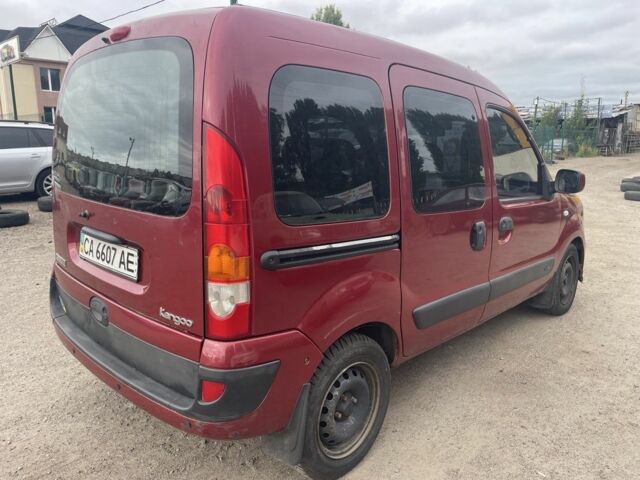 Красный Рено Кенгу, объемом двигателя 1.4 л и пробегом 221 тыс. км за 4300 $, фото 2 на Automoto.ua