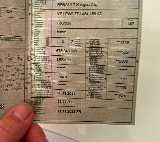 Рено Кенгу, объемом двигателя 0 л и пробегом 133 тыс. км за 4950 $, фото 5 на Automoto.ua