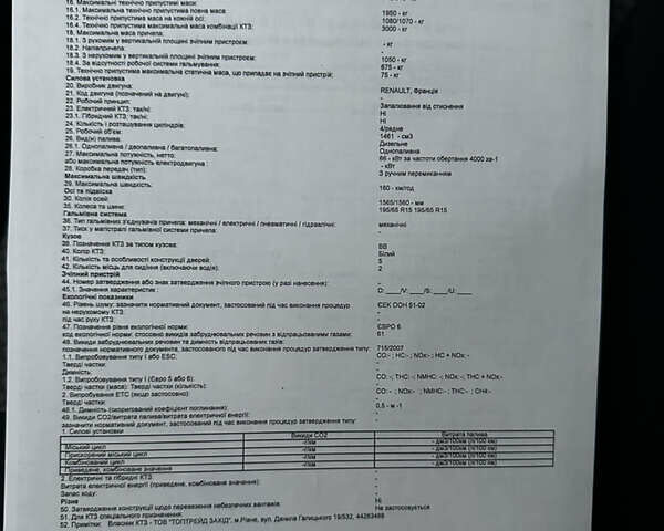 Рено Кенгу, объемом двигателя 1.5 л и пробегом 42 тыс. км за 10200 $, фото 12 на Automoto.ua