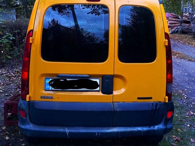 Жовтий Рено Кєнгу, об'ємом двигуна 1.1 л та пробігом 400 тис. км за 1800 $, фото 1 на Automoto.ua