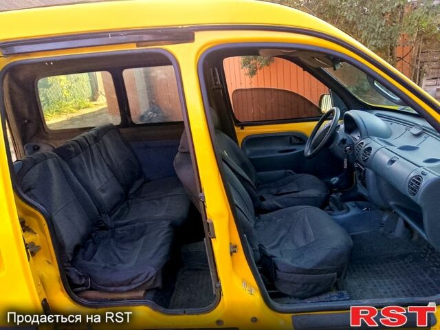 Желтый Рено Кенгу, объемом двигателя 1.9 л и пробегом 220 тыс. км за 2200 $, фото 12 на Automoto.ua