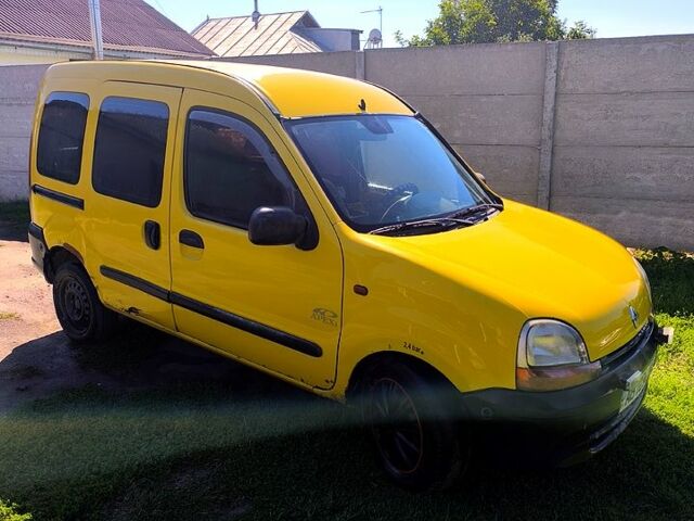 Желтый Рено Кенгу, объемом двигателя 1.9 л и пробегом 300 тыс. км за 850 $, фото 4 на Automoto.ua