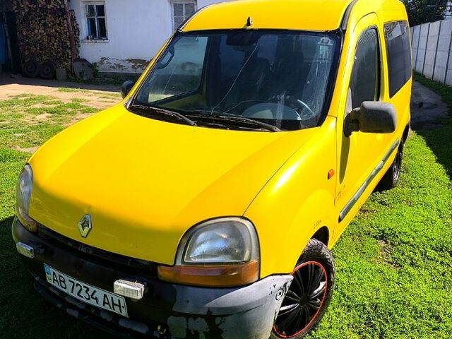 Желтый Рено Кенгу, объемом двигателя 1.9 л и пробегом 300 тыс. км за 850 $, фото 2 на Automoto.ua