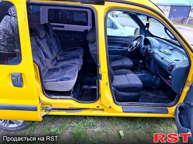 Жовтий Рено Кєнгу, об'ємом двигуна 1.9 л та пробігом 235 тис. км за 2800 $, фото 4 на Automoto.ua