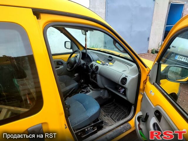 Жовтий Рено Кєнгу, об'ємом двигуна 1.9 л та пробігом 155 тис. км за 2800 $, фото 3 на Automoto.ua