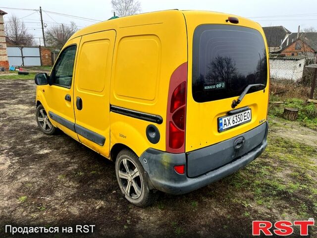 Желтый Рено Кенгу, объемом двигателя 1.9 л и пробегом 450 тыс. км за 1850 $, фото 3 на Automoto.ua