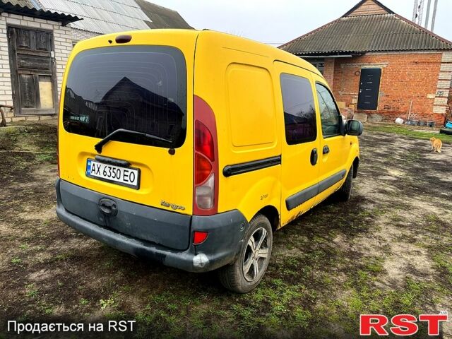 Желтый Рено Кенгу, объемом двигателя 1.9 л и пробегом 450 тыс. км за 1850 $, фото 4 на Automoto.ua
