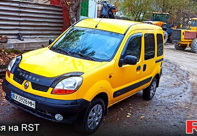 Желтый Рено Кенгу, объемом двигателя 1.5 л и пробегом 350 тыс. км за 3000 $, фото 11 на Automoto.ua