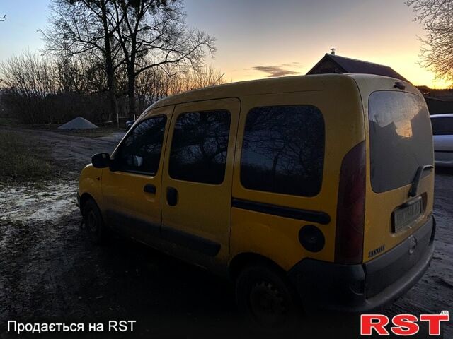 Желтый Рено Кенгу, объемом двигателя 1.9 л и пробегом 185 тыс. км за 2300 $, фото 2 на Automoto.ua