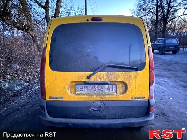 Желтый Рено Кенгу, объемом двигателя 1.9 л и пробегом 185 тыс. км за 2300 $, фото 1 на Automoto.ua