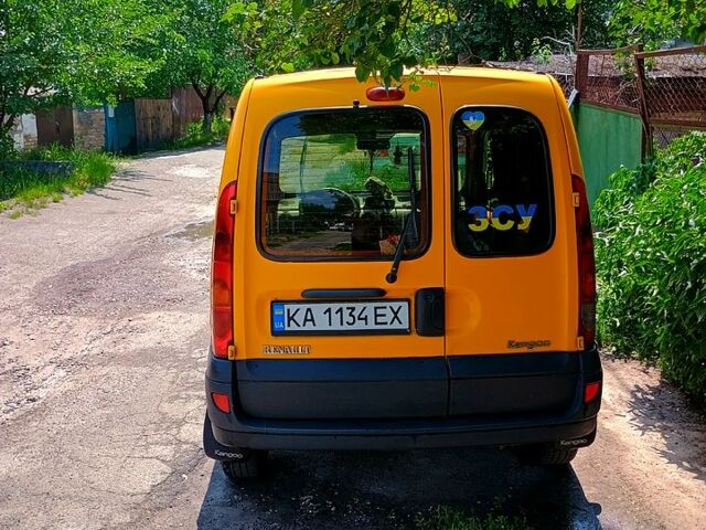 Желтый Рено Кенгу, объемом двигателя 1.5 л и пробегом 317 тыс. км за 2850 $, фото 4 на Automoto.ua