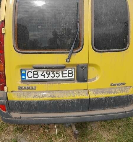 Желтый Рено Кенгу, объемом двигателя 1.5 л и пробегом 150 тыс. км за 2000 $, фото 2 на Automoto.ua