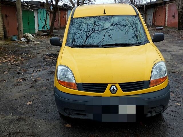 Желтый Рено Кенгу, объемом двигателя 1.5 л и пробегом 177 тыс. км за 4700 $, фото 1 на Automoto.ua