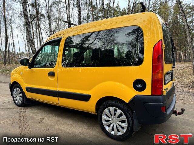 Желтый Рено Кенгу, объемом двигателя 1.5 л и пробегом 230 тыс. км за 4500 $, фото 6 на Automoto.ua