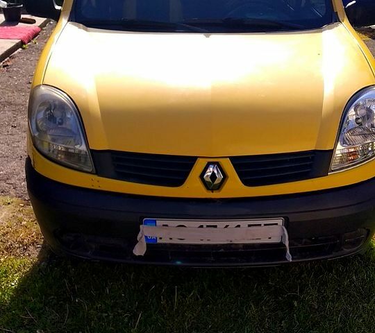 Жовтий Рено Кєнгу, об'ємом двигуна 1.5 л та пробігом 249 тис. км за 3300 $, фото 1 на Automoto.ua