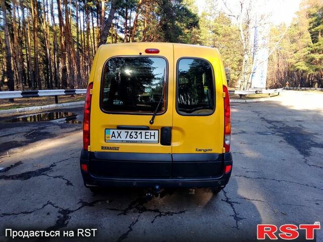 Желтый Рено Кенгу, объемом двигателя 1.5 л и пробегом 228 тыс. км за 5100 $, фото 8 на Automoto.ua
