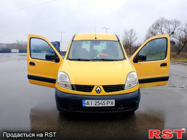 Желтый Рено Кенгу, объемом двигателя 1.5 л и пробегом 225 тыс. км за 3800 $, фото 7 на Automoto.ua