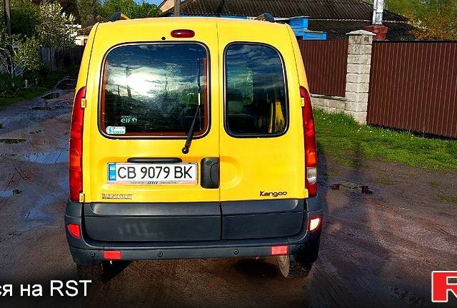 Желтый Рено Кенгу, объемом двигателя 1.5 л и пробегом 165 тыс. км за 3500 $, фото 1 на Automoto.ua