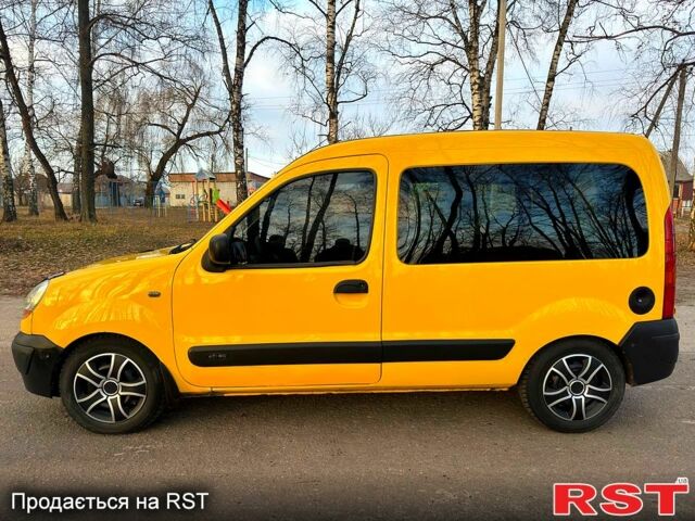 Желтый Рено Кенгу, объемом двигателя 15 л и пробегом 230 тыс. км за 4750 $, фото 2 на Automoto.ua