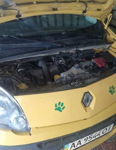 Желтый Рено Кенгу, объемом двигателя 1.46 л и пробегом 100 тыс. км за 5000 $, фото 6 на Automoto.ua