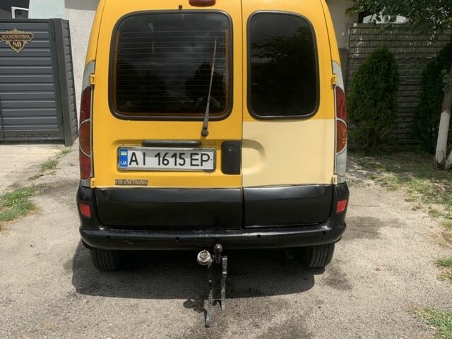 Желтый Рено Кенгу, объемом двигателя 1.9 л и пробегом 320 тыс. км за 3000 $, фото 2 на Automoto.ua