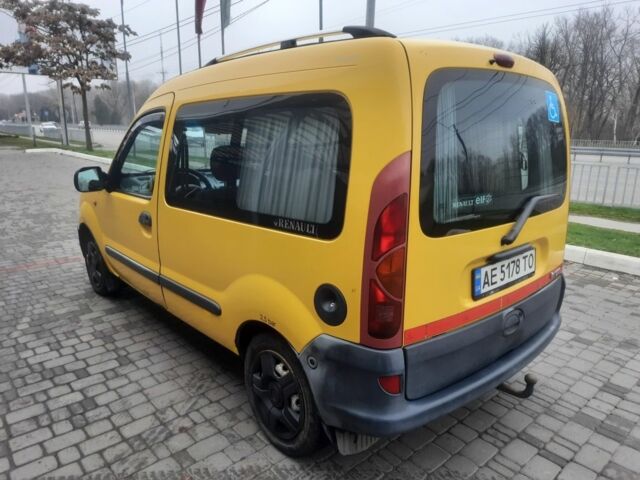 Желтый Рено Кенгу, объемом двигателя 1.9 л и пробегом 216 тыс. км за 3250 $, фото 10 на Automoto.ua