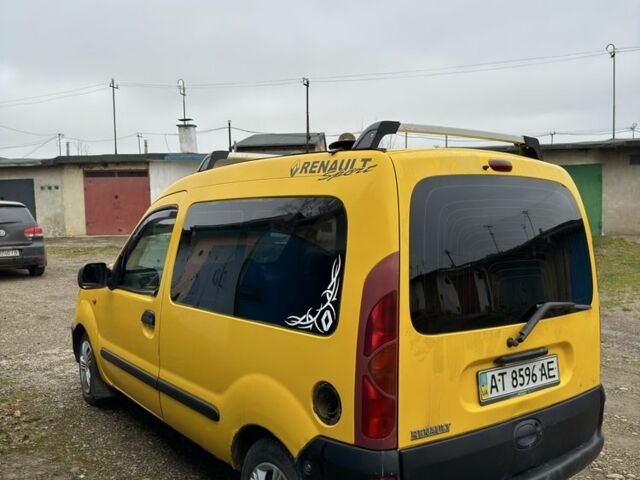 Желтый Рено Кенгу, объемом двигателя 1.9 л и пробегом 200 тыс. км за 2100 $, фото 5 на Automoto.ua