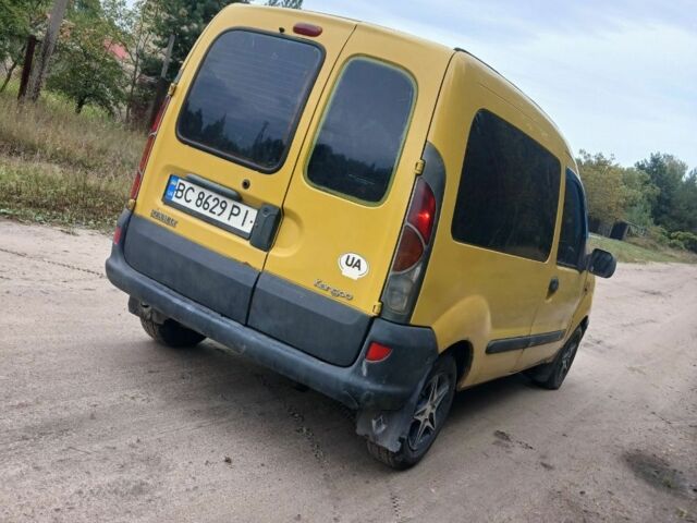 Жовтий Рено Кєнгу, об'ємом двигуна 1.9 л та пробігом 4 тис. км за 2000 $, фото 3 на Automoto.ua