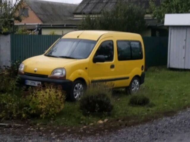 Желтый Рено Кенгу, объемом двигателя 1.9 л и пробегом 280 тыс. км за 2999 $, фото 1 на Automoto.ua