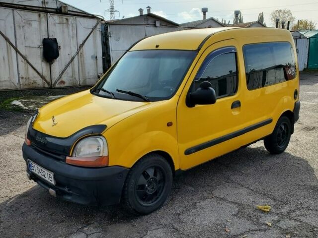 Желтый Рено Кенгу, объемом двигателя 1.9 л и пробегом 300 тыс. км за 2500 $, фото 1 на Automoto.ua