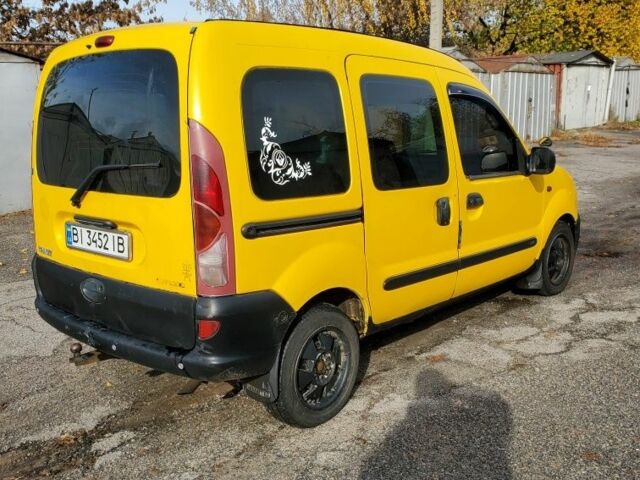 Желтый Рено Кенгу, объемом двигателя 1.9 л и пробегом 300 тыс. км за 2500 $, фото 3 на Automoto.ua