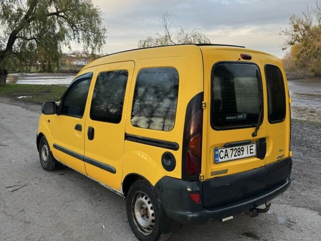 Желтый Рено Кенгу, объемом двигателя 1.9 л и пробегом 252 тыс. км за 2600 $, фото 5 на Automoto.ua