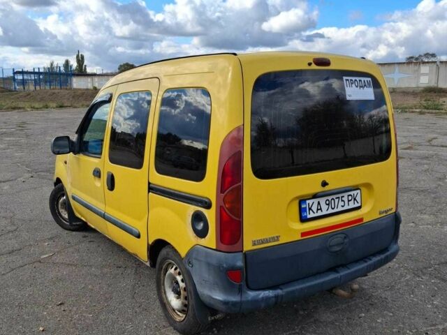 Жовтий Рено Кєнгу, об'ємом двигуна 1.9 л та пробігом 220 тис. км за 2000 $, фото 6 на Automoto.ua