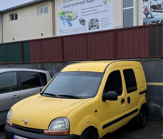 Жовтий Рено Кєнгу, об'ємом двигуна 1.9 л та пробігом 245 тис. км за 2500 $, фото 1 на Automoto.ua