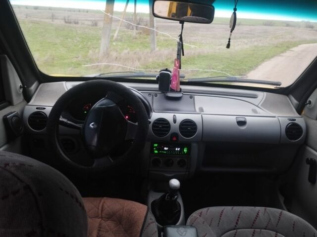 Желтый Рено Кенгу, объемом двигателя 1.9 л и пробегом 350 тыс. км за 3500 $, фото 6 на Automoto.ua