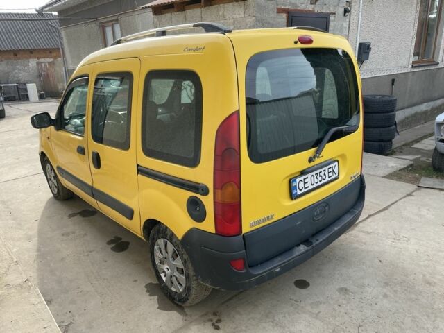 Жовтий Рено Кєнгу, об'ємом двигуна 1.5 л та пробігом 290 тис. км за 2550 $, фото 2 на Automoto.ua