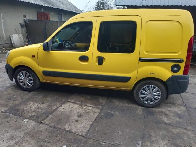 Желтый Рено Кенгу, объемом двигателя 1.5 л и пробегом 264 тыс. км за 3200 $, фото 3 на Automoto.ua