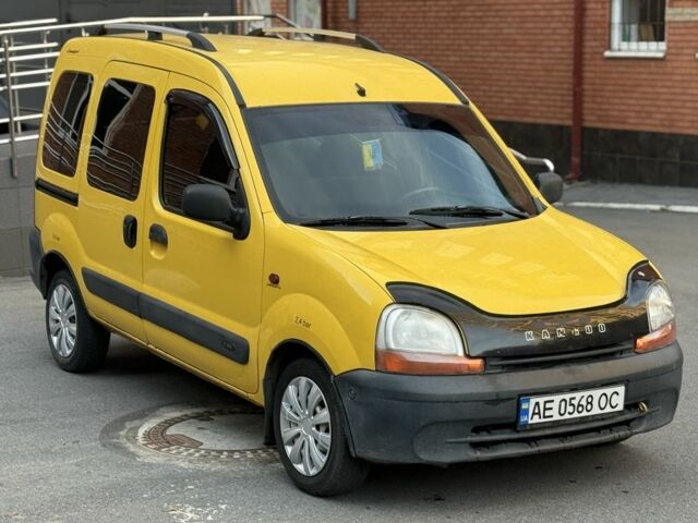 Рено Кєнгу 2003 у Дніпро (Дніпропетровську) на Automoto.ua Жовтий Рено Кєнгу, об'ємом двигуна 1.9 л та пробігом 230 тис. км за 2800 $, фото 1 на Automoto.ua